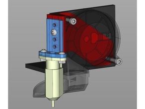bltouch 3dtouch sensor ajustable de montaje del soporte detrás ventilador radial Impresora 3d accesorios táctil anet a8 actualización monte el 3d print model - Mito3D