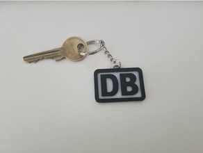 deutsche bahn keychain keychains 3d print model - Mito3D