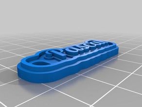 pascal portachiavi i su misura 3d print model - Mito3D