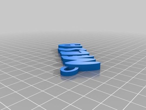 melissa keychain organization customized 3d print model - Mito3D