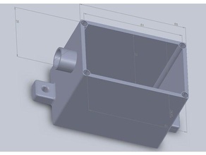 receiverbox rc carro semi impermeável r c veículos clipe iph receptor de caso traxxas à prova d'água 3d print model - Mito3D