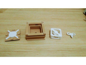 tictacbox de la fantasía clave poco edad steampunk tabla cosa tictac tictactoe juguete el viento 3d print model - Mito3D