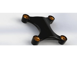 quad fed hobby quadcopter quadrocopter 3d print model - Mito3D