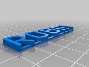 sonja name plate sculptures customized 3d print model - Mito3D