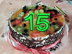 birthday cake digits kitchen & dining 3d print model - Mito3D