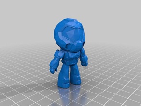 doom deniz adamı tahsil şekil mini modelleri doomguy 4 3d print model - Mito3D