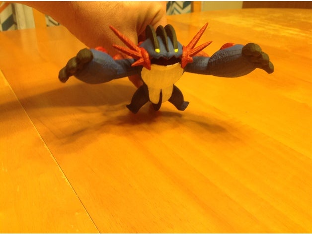 swapert - mega evolution pokemon toys & games arduino evloution marshtomp mudkip swampert 3D print model - Mito3D