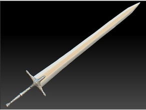 lothric knight greatsword video games cosplay dark souls prop sword 3d print model - Mito3D