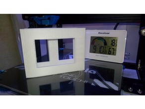 excelvan digital clock wall mount household 3d print model - Mito3D