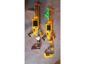 nerf maverick stock adapter mechanical toys 3d print model - Mito3D