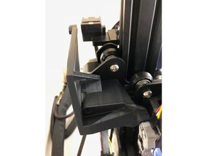 carter machado x cr-10s avec d clencheur toque-mi + guia de filamento Impressora 3d peças 3d print model - Mito3D