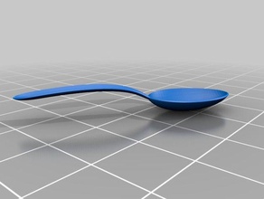 apilable razonable cuchara de los hogares cucharas 3d print model - Mito3D