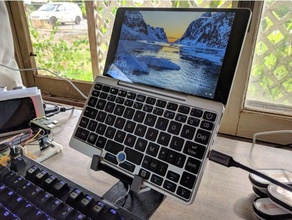 stand clip gpd pocket tablet computer laptop microsoft surface notebook surface3 holder vertical 3d print model - Mito3D