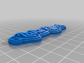 lake effect keychains customized 3d print model - Mito3D