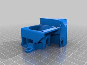 system ventil pour anet e10 modifier 3d printer parts e 10 imprimante pieces support ventilateur ventilation 3d print model - Mito3D