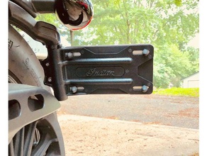 2018 indian scout bouchon - plaque d'immatriculation arrière 5 styles de l'automobile flotteur des indiens licence logo moto la l'usaf 3d print model - Mito3D