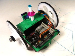 dfrobot tortuga robot la electrónica arduino servo paso a 3d print model - Mito3D