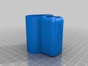 stick pico battery holder 3d print model - Mito3D