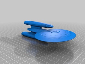 star trek tng challenger classe redux i veicoli borg starship 3d print model - Mito3D