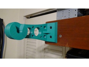 filament-Draht-spool-rack 3d Drucker Zubehör filament spool holder rack spool-Halter storage die Wandmontage Draht-Halter 3d print model - Mito3D