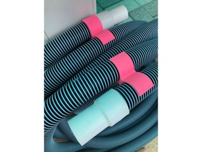 clip swimming pool vacuum hose outdoor & garden 3d print model - Mito3D