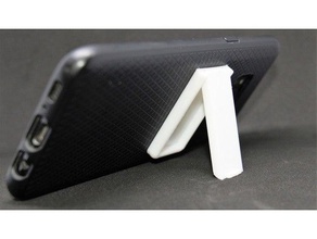 kickstand smartphone mobile phone holder iphone stand spigen 3d print model - Mito3D