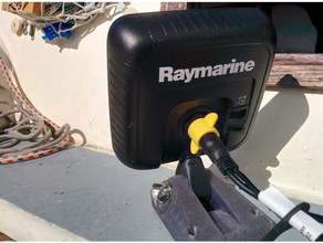 raymarine dragonfly4 dragonfly5 fishfinder mount plus westerly nimrod adapter sport & outdoors 3d print model - Mito3D