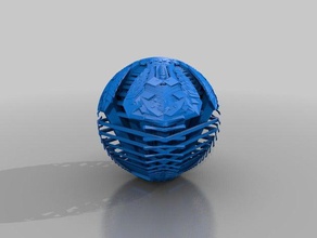 nyc cidade chrysler-a construção de bola esculturas 3d print model - Mito3D