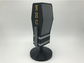 rca44 microphone prop accessoires de jeu le rca tinkercad 3d print model - Mito3D