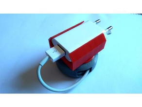 iphone caricabatterie usb cavo bobina - remix utensili & caselle la gestione dei cavi di il alimentazione micro titolare caso 3d print model - Mito3D