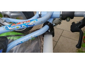 support de montage pour vélo thule charriot barre transversale 3d print model - Mito3D