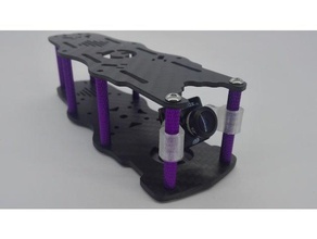 mount micro fpv camera echoquad noob frame r c vehicles eq 3d print model - Mito3D