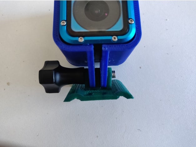 gopro mount ikea antifoni la fotocamera gopromount hero 3 4 5 6 sessione di montaggio 3D print model - Mito3D