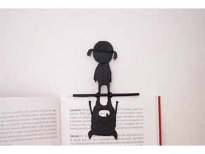 bookmark based art lol love lesbian accessories birthday book monster 3d print model - Mito3D