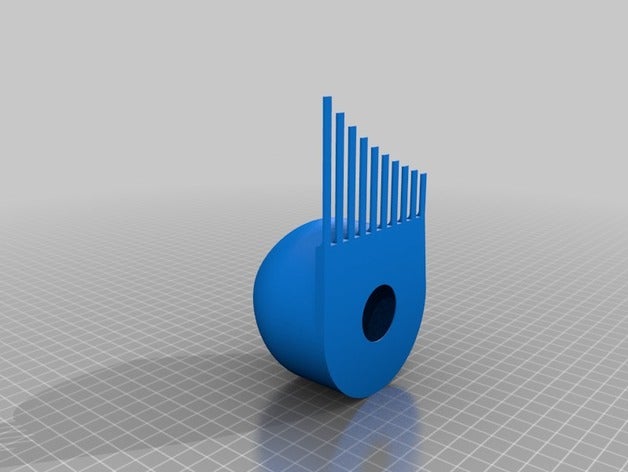 marimba müzik müzikal soğan piyano başparmak 3D print model - Mito3D