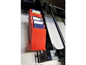 bear sd card holder 3d printer accessories 3d print model - Mito3D