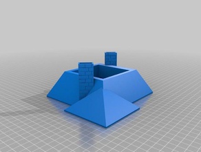 Kraliyet blok ev binalar ve yapılar 3d print model - Mito3D