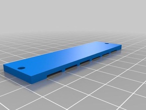 konfigurierbare smd-cut tape Klammern reel smd smd-Bauteile Tablett 3d print model - Mito3D