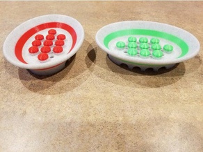 Handwerker-Seifenschale Farbe remix Küche und Esszimmer Seife Seifenschale Seifenablage soap-tray 3d print model - Mito3D