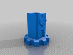 myst clocktower adereços ciano 3d print model - Mito3D