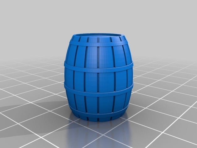 barrel 28mm toys & games 3D print model - Mito3D