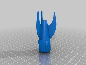 myst roket sahne mavi 3d print model - Mito3D