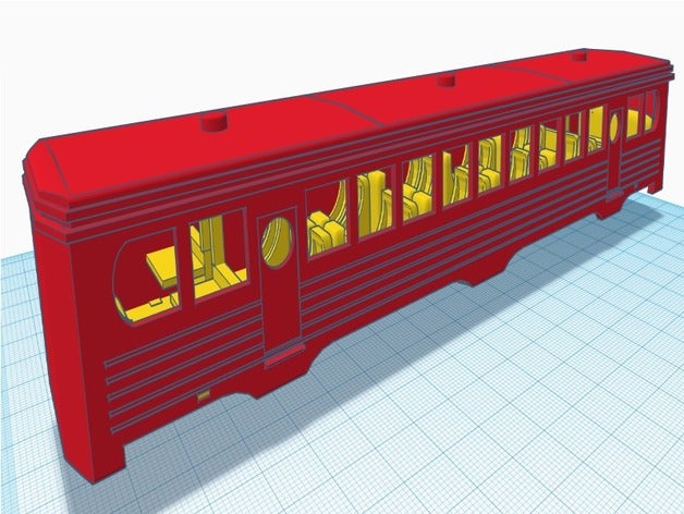 wagon bb 15005 vehicles f roviaire mod lisme voyageur ho train 3D print model - Mito3D