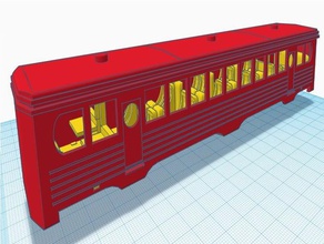 wagon bb 15005 vehicles f roviaire mod lisme voyageur ho train 3d print model - Mito3D