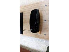 pc-Lautsprecher stehen computer Lautsprecher Lautsprecher-Ständer stand Wandhalterung wall mount 3d print model - Mito3D