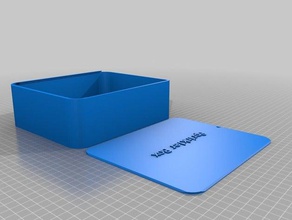 sprinkler-box Deckel Container kundengebundene 3d print model - Mito3D