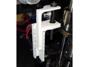 geeetech z-Achse Schalter Schraube Skala 3d-drucken bed leveling - Bremssattel i3b acryli Nivellierung die 3d print model - Mito3D