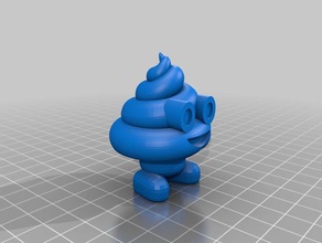 poomba modelli goomba mario cacca 3d print model - Mito3D