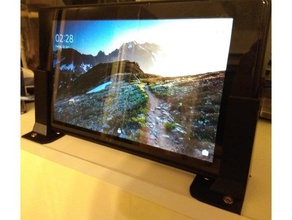 screwable suporte para tablet da amazon fogo 7 stand titular 3d print model - Mito3D
