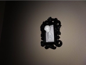 skeleton privacy door pin holder household lock skull spoopy 3d print model - Mito3D